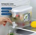 3.5L Water Jug Refrigerator Cool Water Pitcher, Thickened Lemon Juice Jug With Faucet.. 