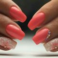 KWEEN Acrylic Powder Dark Peach Color Carving Nail Polymer Tip Extension Crystal Powders Manicure Professional Nails Art. 