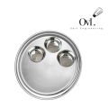 Indian Thali Steel Dinner Set/Thali Set of 1 Plate, 1 Plate, 3 Bowls. 