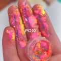 Chameleon Eyeshadow Flakes MultiChrome Eyeshadow ltra-Thin Iridescent Color Shift Holographic Eyeshadow 0.2g. 
