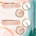 OCBA Blackhead Remover Tool Set Double Ended Loop Extractor, Anti Slip Grip, Stainless Steel Pimple & Acne Removal Kit for Men & Women. 