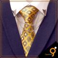 Silver Triangle Shape Collar Brooch With Chains. 