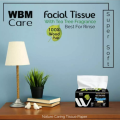 WBM Care Facial Tissue, Super Soft Medium Tissue Pack 200 Sheets – 2Ply. 