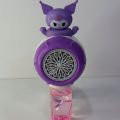Space Bubble Gun For Kids, Cute Cartoon Bubble Gun Kuromi Character - Full Automatic Bubble Machine with Colorful Lights Effect LEAK-PROOF Bubble Gun Toy for Toddlers 5000+ Bubbles Per Minute for kids and toddlers. 