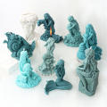 Plaster Flip Sugar Mold Resin Statue Home Crafts Chocolate Ice Mould Mermaid Silicone Candle Molds Soap Resin Plaster Making Set Silicone Mold. 