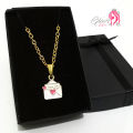 Love Letter Pendant Necklace for Girls women & Friends with FREE GIFT BOX. 