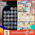 HelloWorld Color Card Stickers Multi-function 100 Colors Diamond Painting Stickers. 