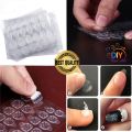 2 Sheets Double-sided Transparent Soft Nail Glue Tab For Press-On Nails. 