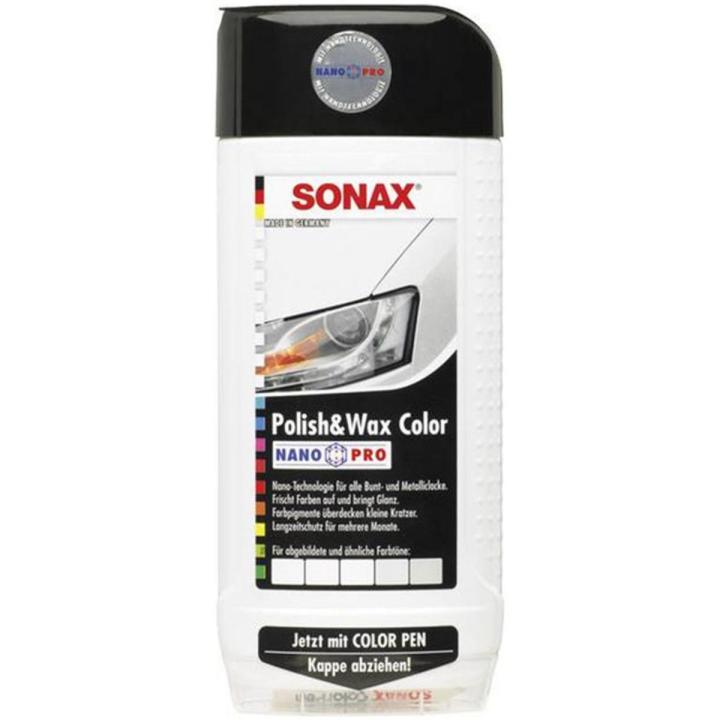 Car Polish & Wax White Color with Pen 500ML