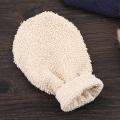 Natural Bamboo Fiber Bath Exfoliating Glove Scrubber Washcloths Bathing Glove. 