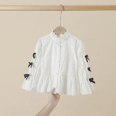 Girls%20Shirts%20for%20Kids%20White%20%20Sleeve%20(%20Fabric%20Cotton)%20-%20Image%202