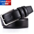 Dropshipping Fashion Men Belts Genuine Leather Luxury Designer Brown Vintage Waist Belt For Jeans Cinturon Cowboy Hombre. 
