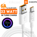 Original Xiaomi 33W USB Type C Turbo Charger Cable For Mi 6A Type-C Fast Charging Data Cable Fast charging, Fast transmission, Stronger compatibility Mi Turbo Charge Type C Cable. 