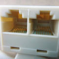 RJ45 Splitter 1 Female to 2 Female Ethernet Network Connector Adapter LAN Ethernet Dual Female Port Universal RJ45 Splitter Connector Adapter CAT5/CAT6 Network Cable Rj45 2 way. 