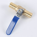 Brass Pipe Joint Lead-Free Environmental Protection Globe Valve Full-Bore Copper Double Outer Wire Copper Ball Valve Durable Easy to Use. 