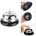 Service Call Bell, call bell for office, Steel Call Bell, Stainless Steel Service Call Bell for Reception Desk | Push Button Desk Bell for Office, Hotel & Restaurant | Durable Imported Call Bell. 