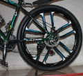 LAZER STAR GREEN COLOR 26 INCH BICYCLE , CYCLE FOR RACING , MOUNTAIN BIKE , ROAD BIKE WITH 10 GEARS. 