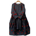 Stylish Collection Stitched Embroidered Flower Gown 3Pc Dress - Perfect For Trending Women And Girls. 