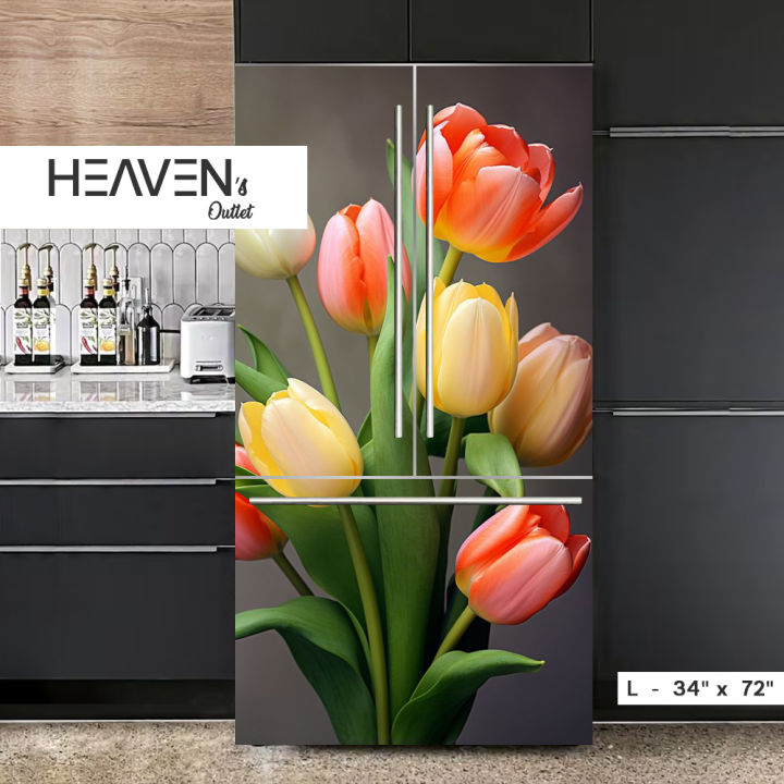 Fridge%20Sticker%20Wrap,%20Vinyl%20PVC,%20Door%20Wrap,%20Self-adhesive,%20Waterproof,%20PVC%20by%20Elegant%20Decore%20-%20Image%203
