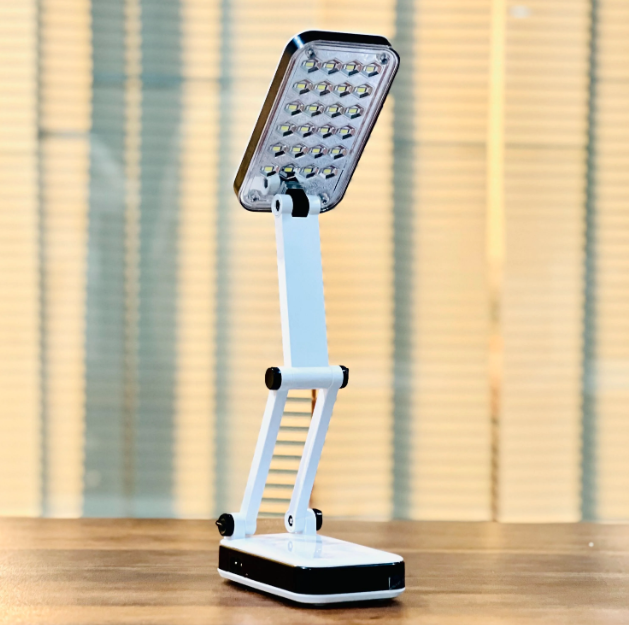 Rechargeable Foldable Adjustable Study Table Lamp & Emergency Light – Fancy Multi-Function LED Desk Lamp