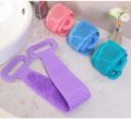 Silicone Bath Body Brush Scrubber Soft Rubbing High Quality Exfoliating Massage For Shower Cleaning Bathroom Strap Belt Back Wash Clean Scrub Magic Skin Scrubber Brush Home Remove Stains Tool Medical 70cm Flexible Loofah Friction Comfort Double Sided. 