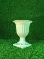 COPA Plastic Gardening Pot Table Vase - Pot Vase Planter With Base Long Design - White. 