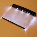 Portable LED Light Wedge Panel Book Reading Lamp Paperback Night Vision 11x17cm - intl. 