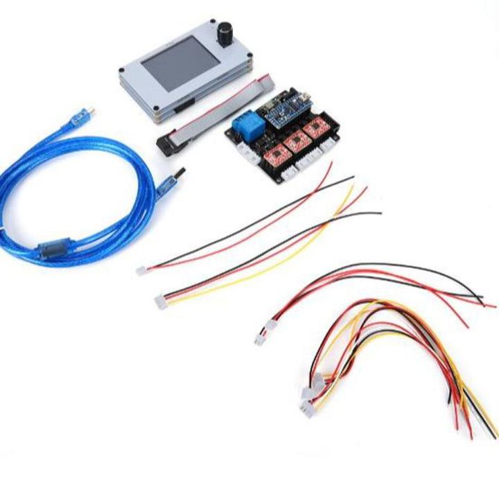 Controller Board with Control Screen 3-Axis CNC Stepper Motor Driver for Engraving Controller Board