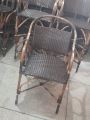 Cane Chairs/ Cane Furniture Chair & Rattan Wicker With Caution Seat. 