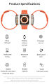 Microwear Z55 Ultra Smart Watch  45 mm Series 8 | 2.05 Inch Screen Rotating| Dual Buttons | IPS Full Screen Display | Bluetooth Calling | All Sports Mode | Wireless Charging Call Heart Rate Ultra HD Display Smartwatch. 