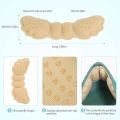 2 Pieces Heel Cushion Inserts,High Heel Pads Heel Inserts, Heel Grips Shoe Pads for Loose Shoes Too Big Inserts Grips Liners Heel Cushion Protectors Heel Grip for Women Men. 