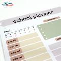 School Planner A4 Size Laminate with board marker Organize Class Schedule. 