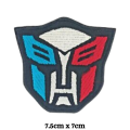 Transformer Superhero Movie Logo Patch Iron On Sew On Badge Embroidered Patch. 