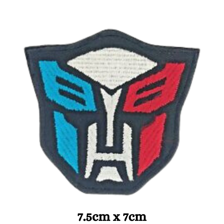 Transformer Superhero Movie Logo Patch Iron On Sew On Badge Embroidered Patch