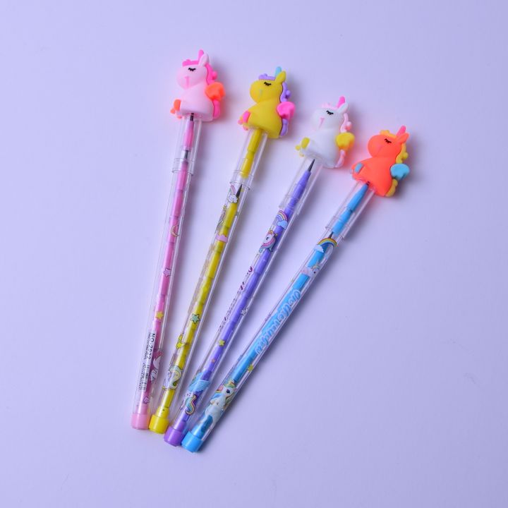 Unicorn%20(set%20of%204)%20-%20Fancy%20Lead%20Bullet%20Push%20(sika)%20Pencil%20For%20Kids%20(Girls%20and%20Boys)%20-%20Image%202