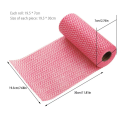 Kitchen Gadgets Kitchen Roll Tissue roll reusable towel wipes paper Towels tissues rolls for cleaning and kitchen sarface floor also used food packing Washable cloth Non Woven for Home & Kitchen(1Rollx50pcs). 