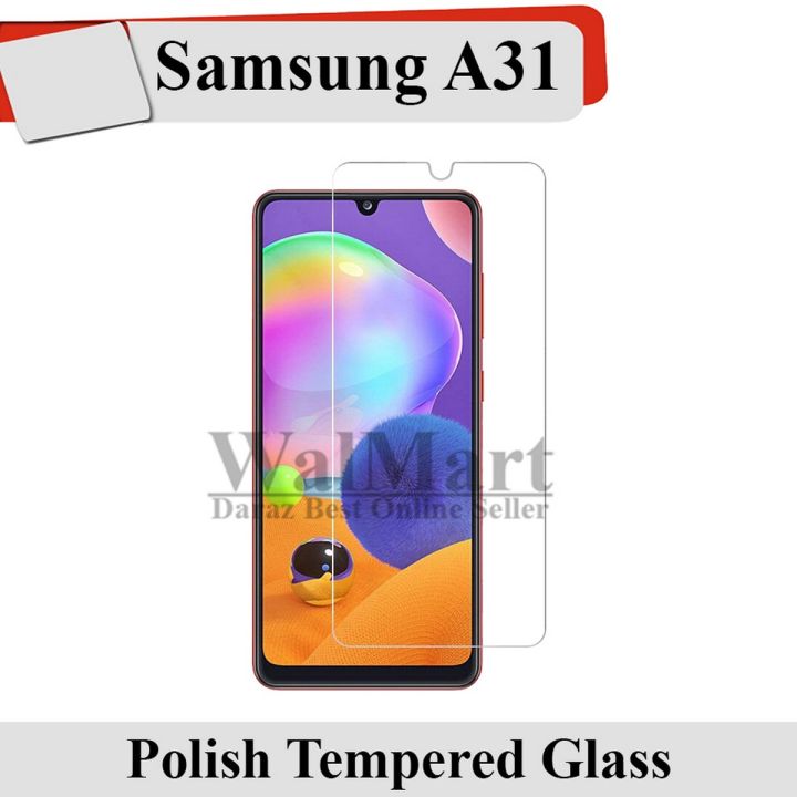 Samsung Galaxy A31 Tempered Glass Screen Protector Premium High Quality Polish Glass For Samsung Galaxy A31
