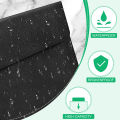 PU Leather A4 File Folder Document Holder Waterproof (Black). 