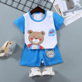 bbuy pack of 3 kids multi color suit kids clothing set. 
