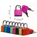 8 Pack Locks Small Padlock with Key Luggage Gym Locker Lock Mini Colorful Padlock for Outdoor School Home. 