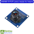 OV7670 camera module Supports VGA CIF auto exposure control display active size 640X480 for Arduino by Electrica. 