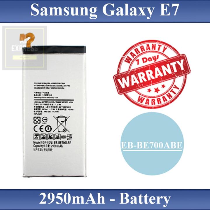 Samsung Galaxy E7 Battery EB-BE700ABE Replacement Premium Quality 2950mAh For Samsung Galaxy E7