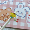 Sanrio Kurumi Pressable 0.5mm Gel Pen Black Student Anime School Supplies Office Accessories Kawaii for School. 