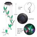 LED Solar Hummingbird Wind Chimes Mothers Day Birthday Women Grandma Best Gifts Indoor Outdoor Decor Yard Decorations. 