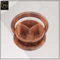 WOODEN GOLD-Wooden Handmade Antique Dry Fruit Basket with Folding Trivet- Wooden Hand Carved Dry Fruit Basket Foldable-High Quality-Different Design Will be Send based on availability. 
