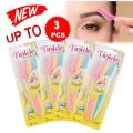 Tinkle Pack of 3 - Girls Hair Razor with Stainless steel blades. 