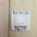3 Pcs/Set Lumos Nox Light Switch Sticker , Creative Switch Sticker Vinyl Potter Decals. 