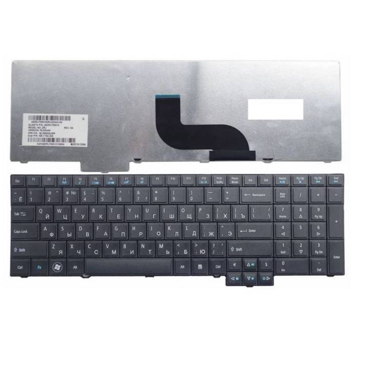 Laptop Notebook Keyboard For Acer TravelMate TM5760G  NSK – AZ0SC  – Black