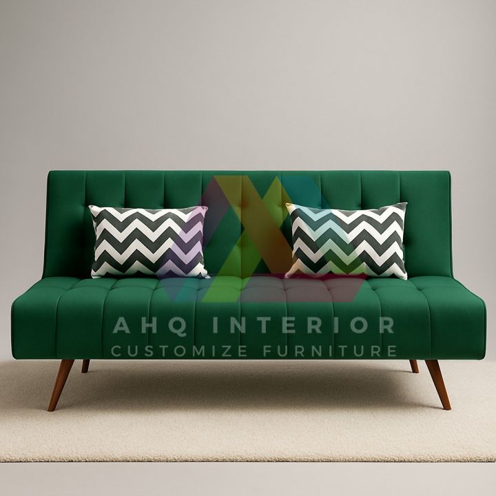 Customize 3 Seater Sofa Cam Bed Collection – Imported Armless Design, Perfect for Compact Living Spaces, Dorms, Guest Rooms, Apartments & Offices.