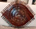 Eye Catching Wooden Wall Clock - Unique Eye Design - Fancy Eye Design Wall Clock - A Work of Art for Your Walls - Unique Wooden Wall Clock - Eye Design for Modern Homes ¬- A Work of Art for Your Walls -  Hadi Wood Craft. 